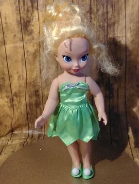 Blonde Fairy Doll in Green Dress - Kids Toys Dolls & Accessories